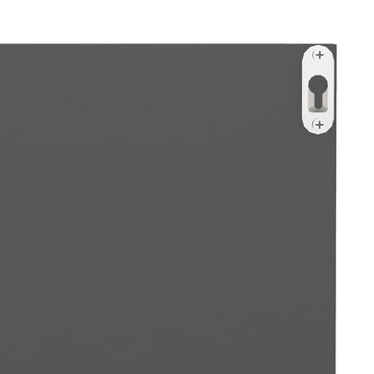 Wall Shelf 4 pcs Grey 40x11.5x18 cm Engineered Wood