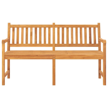 3-Seater Garden Bench with Table 150 cm Solid Teak Wood
