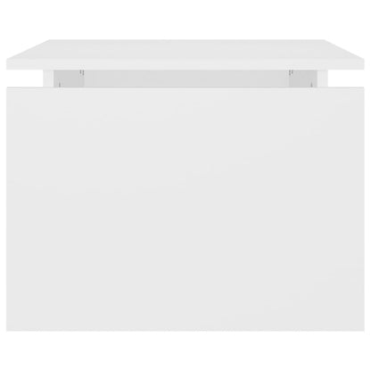 Coffee Table White 68x50x38 cm Engineered Wood