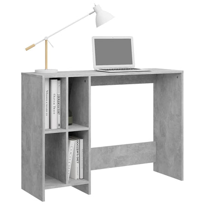 Notebook Desk Concrete Grey 102.5x35x75 cm Engineered Wood