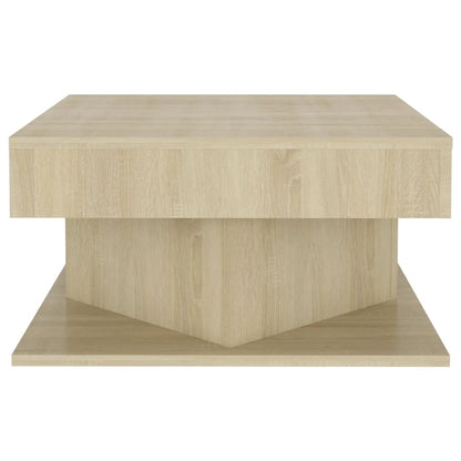 Coffee Table Sonoma Oak 57x57x30 cm Engineered Wood