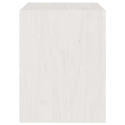 Bedside Cabinets 2 pcs White 40x30.5x40 cm Solid Pinewood