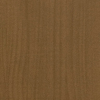 Bedside Cabinet Honey Brown 40x30.5x35.5 cm Solid Pine Wood