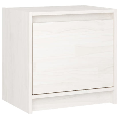 Bedside Cabinets 2 pcs White 40x30.5x40 cm Solid Pinewood