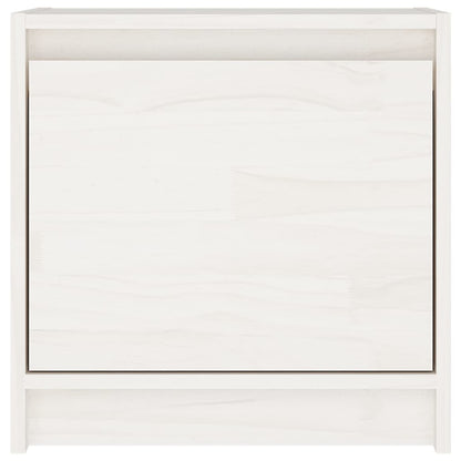 Bedside Cabinets 2 pcs White 40x30.5x40 cm Solid Pinewood