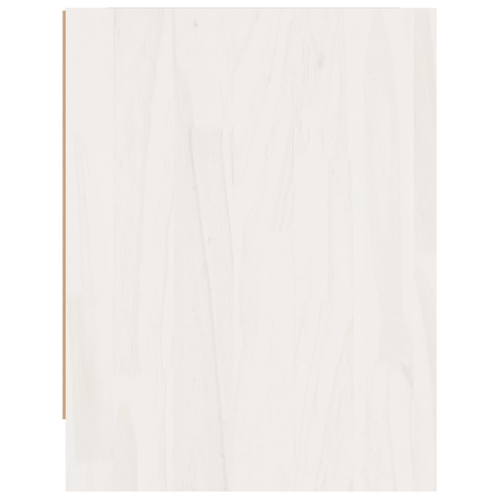 Bedside Cabinets 2 pcs White 40x30.5x40 cm Solid Pinewood