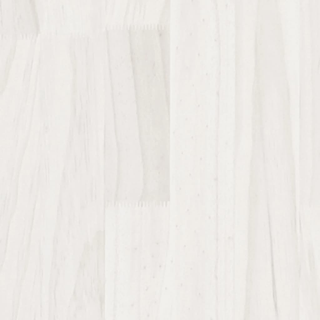 Bedside Cabinets 2 pcs White 40x30.5x40 cm Solid Pinewood