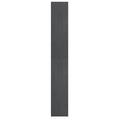 Book Cabinet/Room Divider Grey 40x30x199 cm Solid Pinewood