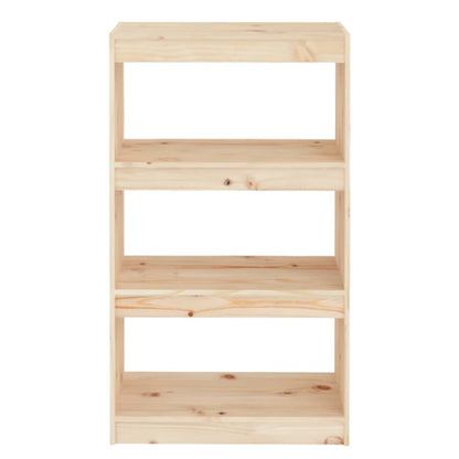 Book Cabinet/Room Divider 60x30x103.5 cm Solid Wood Pine