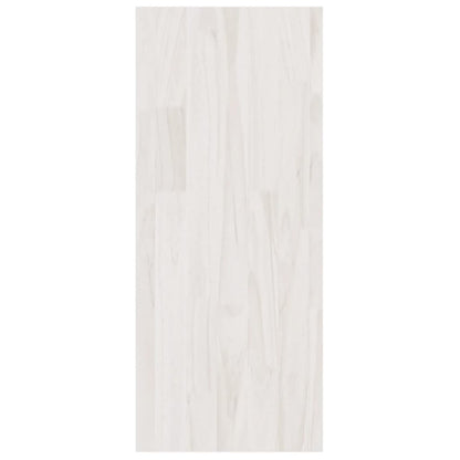 Book Cabinet Room Divider White 100x30x71.5 cm Pinewood