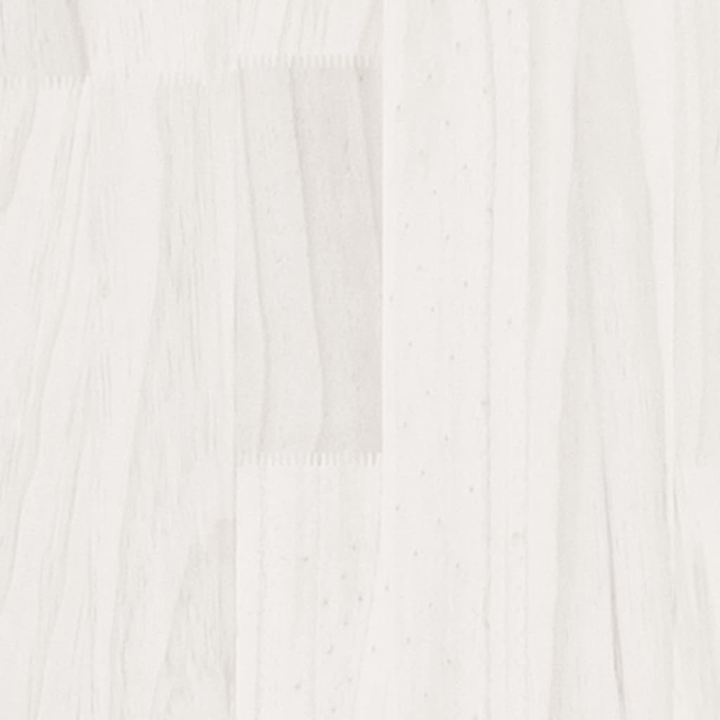 Book Cabinet Room Divider White 100x30x71.5 cm Pinewood