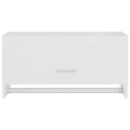 Wardrobe White 70x32.5x35 cm Engineered Wood
