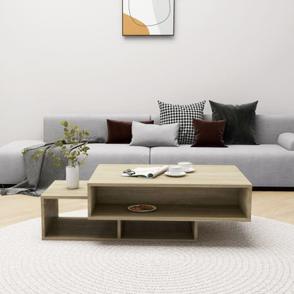 Coffee Table Sonoma Oak 105x55x32 cm Engineered Wood