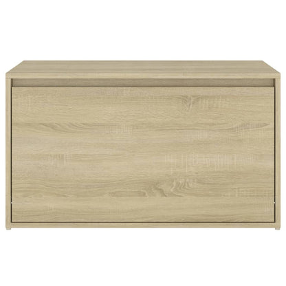 Hall Bench 80x40x45 cm Sonoma Oak Engineered Wood