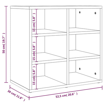 Shoe Cabinet Sonoma Oak 52.5x30x50 cm