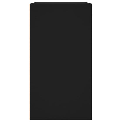 Cosmetic Cabinet Black 80x40x75 cm Engineered Wood