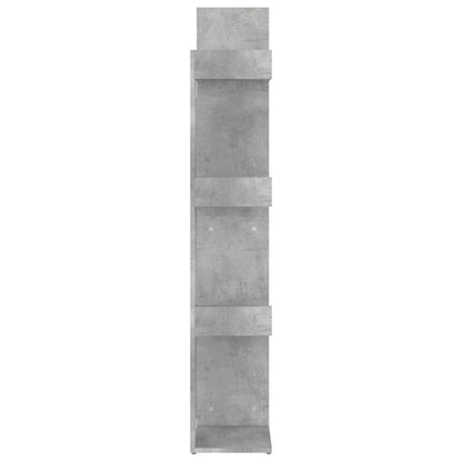 Book Cabinet Concrete Grey 48x25.5x140 cm Engineered Wood