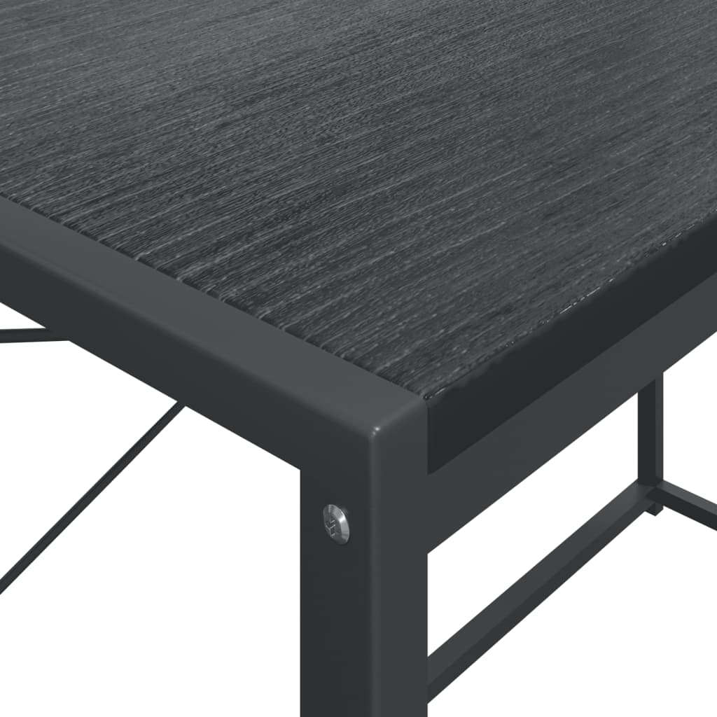Computer Desk Black 110x60x138 cm Engineered Wood