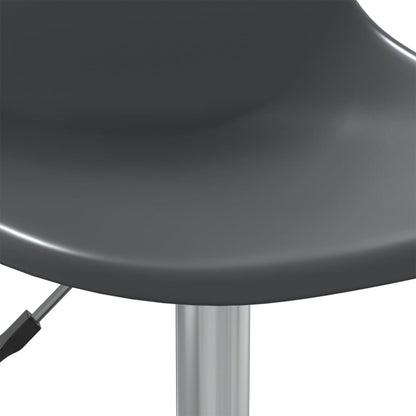 Swivel Dining Chairs 2 pcs Light Grey PP