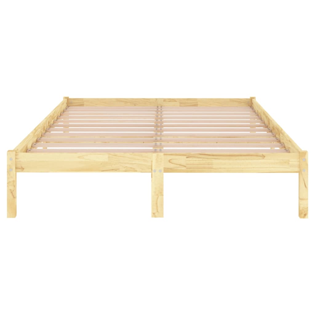 810037 vidaXL Bed Frame without Mattress Solid Wood 200x200 cm