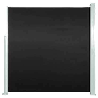 Patio Retractable Side Awning 140x300 cm Black