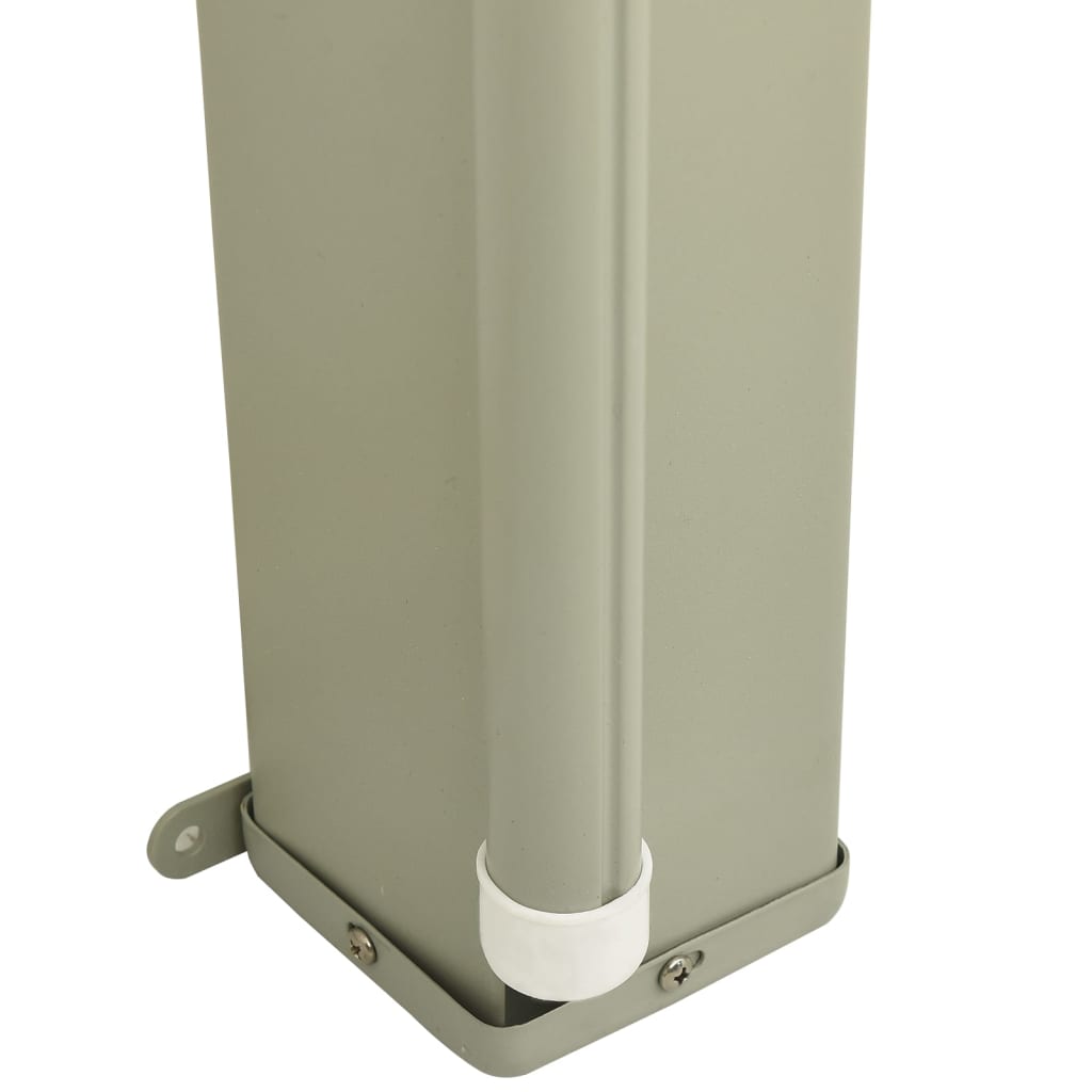 Patio Retractable Side Awning 160x600 cm Red