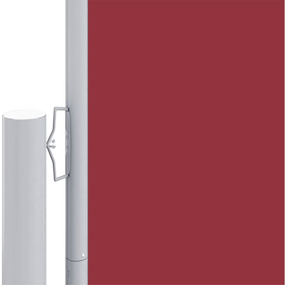 Retractable Side Awning Red 180x1000 cm