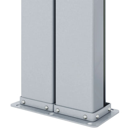 Retractable Side Awning Red 180x1000 cm