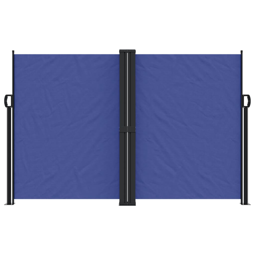 Retractable Side Awning Blue 160x1200 cm