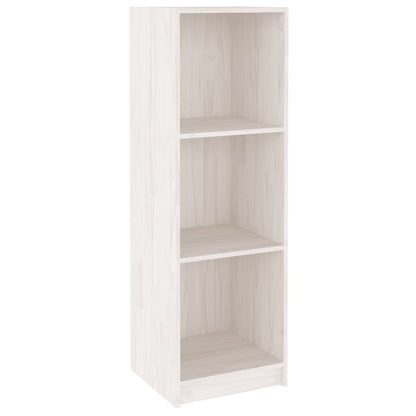 Book Cabinet/Room Divider White 36x33x110 cm Solid Pinewood