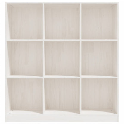 Book Cabinet/Room Divider White 104x33.5x110 cm Solid Pinewood