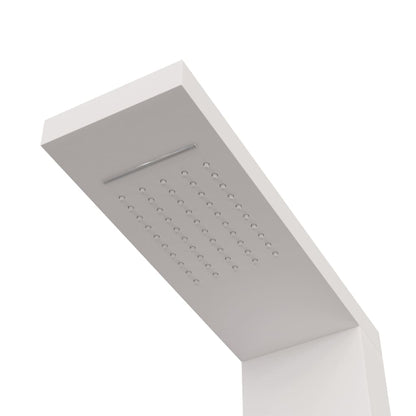 Shower Panel System Aluminium White