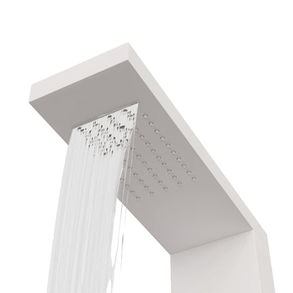Shower Panel System Aluminium White