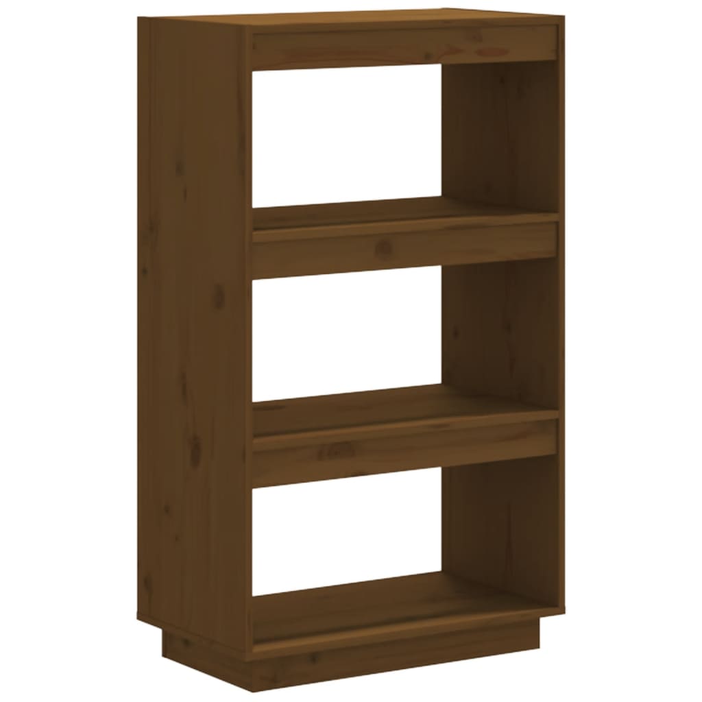 Book Cabinet/Room Divider Honey Brown 60x35x103 cm Solid Wood Pine