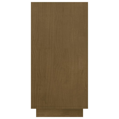 Book Cabinet Honey Brown 80x35x71 cm Solid Pinewood