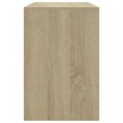 3 Piece Dining Set Sonoma Oak Engineered Wood