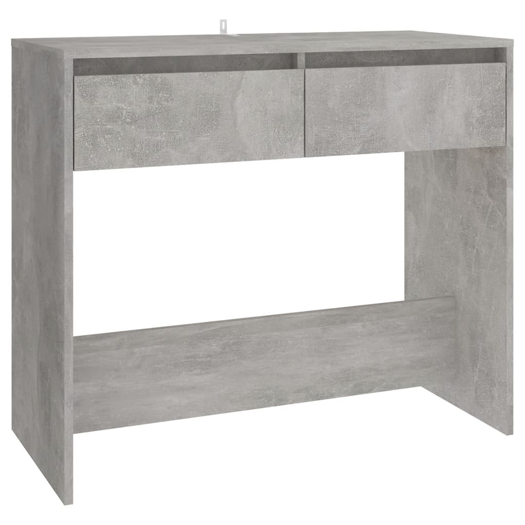 Console Table Concrete Grey 89x41x76.5 cm Steel