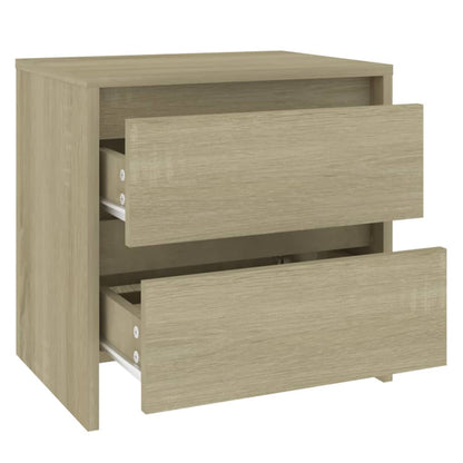 Bedside Cabinet Sonoma Oak 45x34.5x44.5 cm Engineered Wood