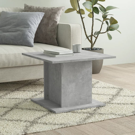 Coffee Table Concrete Grey 55.5x55.5x40 cm Engineered Wood
