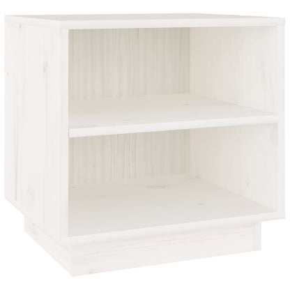 Bedside Cabinets 2 pcs White 40x34x40 cm Solid Wood Pine