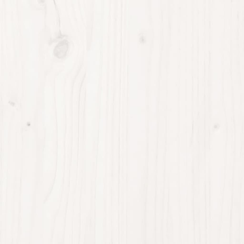 Bedside Cabinets 2 pcs White 40x34x40 cm Solid Wood Pine