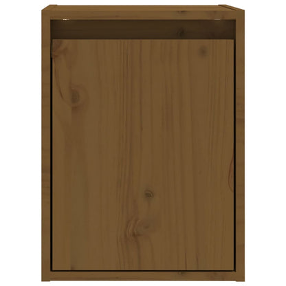 Wall Cabinets 2 pcs Honey Brown 30x30x40 cm Solid Wood Pine