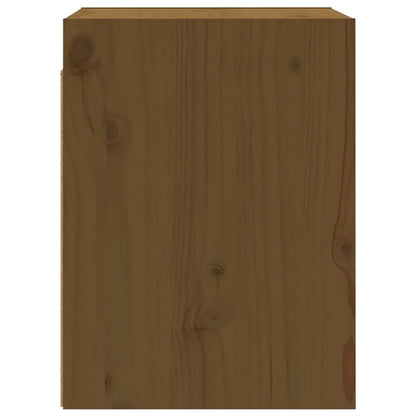 Wall Cabinets 2 pcs Honey Brown 30x30x40 cm Solid Wood Pine