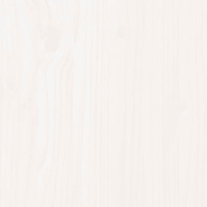 Wall Cabinet White 30x30x80 cm Solid Wood Pine