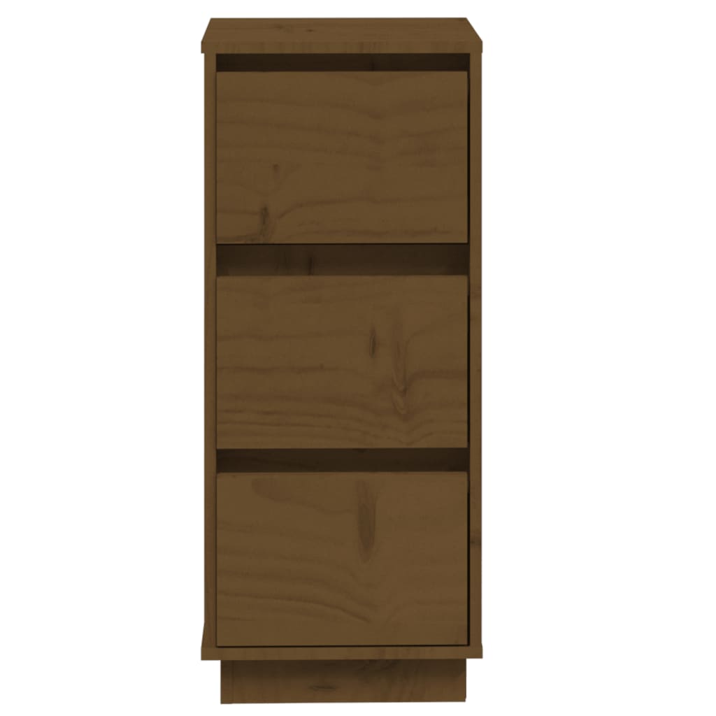 Sideboard Honey Brown 32x34x75 cm Solid Wood Pine