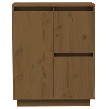 Sideboard Honey Brown 60x34x75 cm Solid Wood Pine