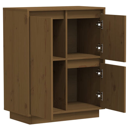 Sideboard Honey Brown 60x34x75 cm Solid Wood Pine