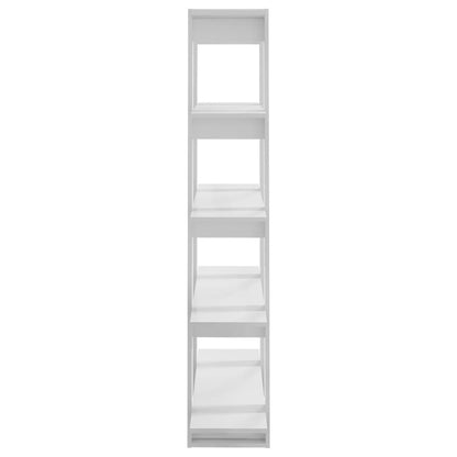 Book Cabinet/Room Divider High Gloss White 100x30x160 cm