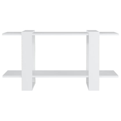 Book Cabinet White 100x30x51 cm Engineered Wood