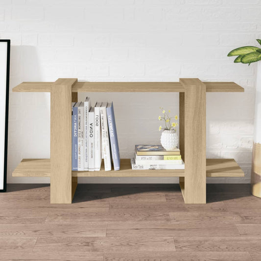 Book Cabinet Sonoma Oak 100x30x51 cm Engineered Wood